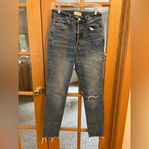 Free People Distressed Jeans